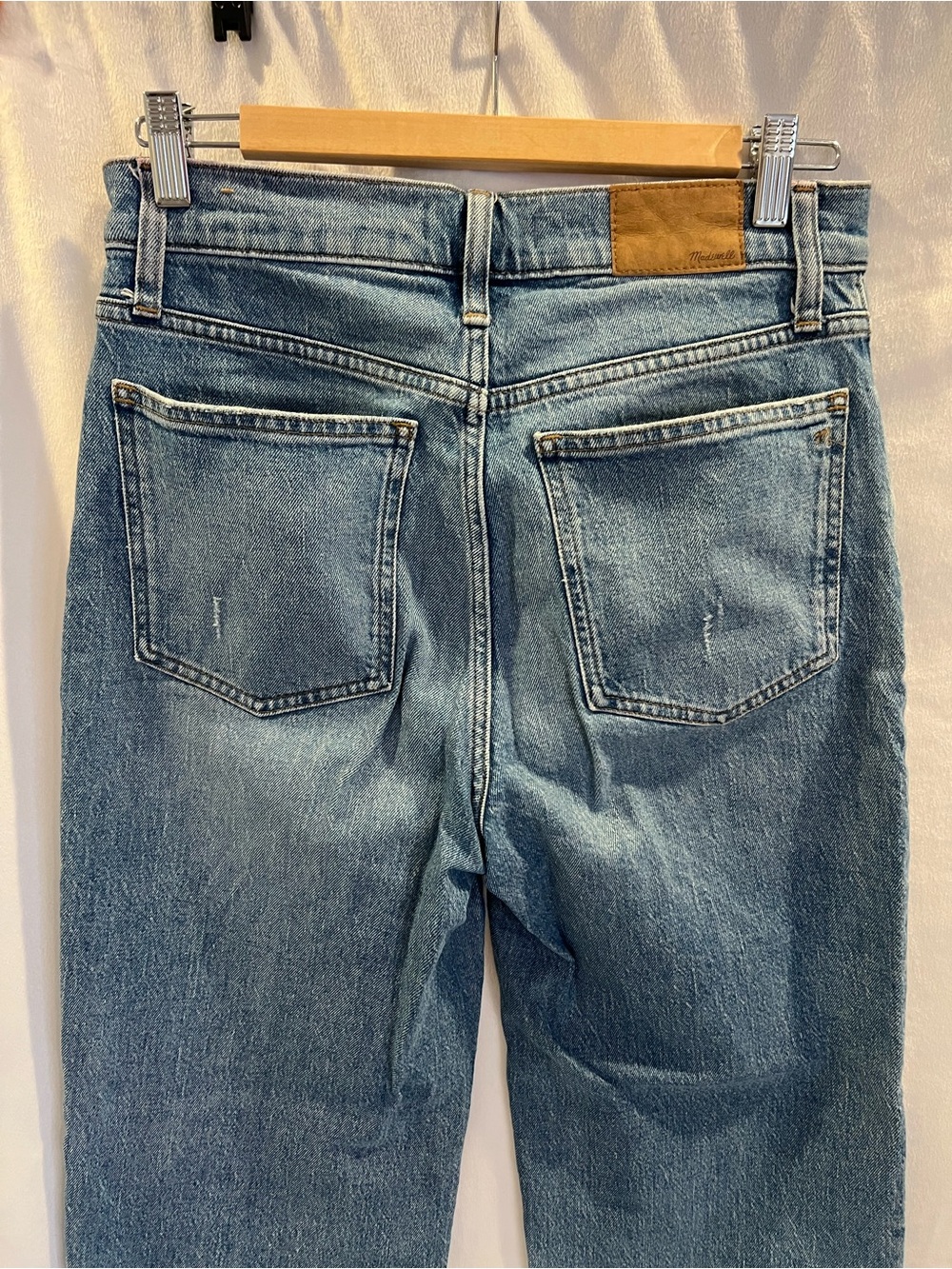 Madewell the Perfect Vintage Wide Leg Cropped Jeans Medium Wash - Picture 8 of 13